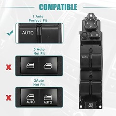 Front Left Driver Side Power Window Switch Fits Mazda 2 Sport Touring 2011