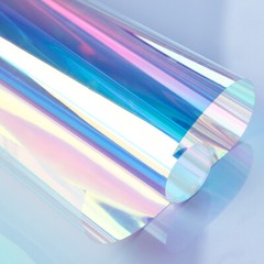 Dichroic Iridescent Window Film Rainbow Self Adhesive Glass Sticker Home Decor