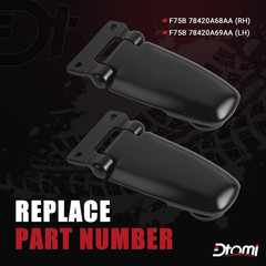 Rear Liftgate Window Hinges Compatible With Ford Lincoln 1997-2002 Expedition
