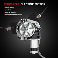 Side Power Window Regulator w/Motor Assembly Compatible For Front Driver