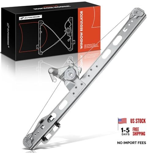 Electric Power Window Regulator Without Motor Compatible with Rear Driver (LH)