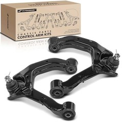 2 x Front Upper Control Arm with Ball Joint & Bushing, Compatible with