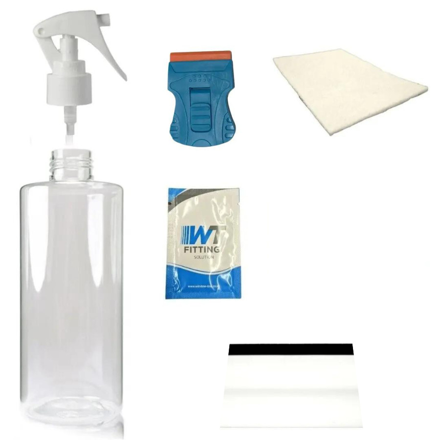 Flat Glass Tint Fitting kit – Complete Diy Window Tinting Tool 6X Tools