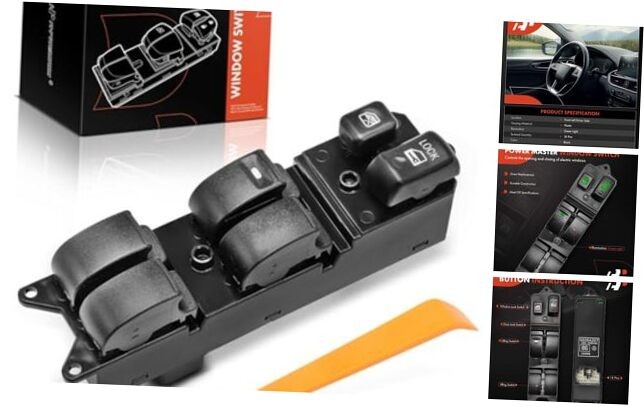 Master Power Window Switch Compatible with Mitsubishi Lancer 2008-2015 L4
