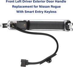 Exterior Chrome Door Handle Front Left Driver Side for Nissan Rogue 2010-2013,wi