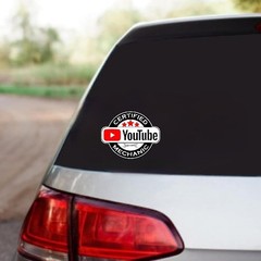 Funny Vinyl Waterproof Sticker Decal for Car Laptop Wall Window Tumbler (2 Pack,