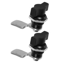 2 Pcs Latch for Cabinet Drawer Handle Lock Cylinder Cam Knob Turn