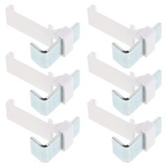 6 Pcs Clamp Style Roller Shade Holders Mount Brackets for Rentals