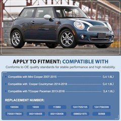 New Starter Motor Compatible with Mini Cooper 2007 fit for Cooper 07-15