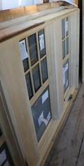 Jeld Wen Siteline Wood Casement Three-Window Assembly – Frame: 71 15/16 X 42 1/4