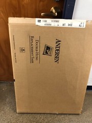 Anderson Windows 400 Series Tilt Wash Lower Sash 3046 White / Part 9035955