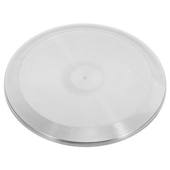 Sanitary Tri Clamp: Solid Blind End Cap, Sanitary Blank Lid, Polished Stainless