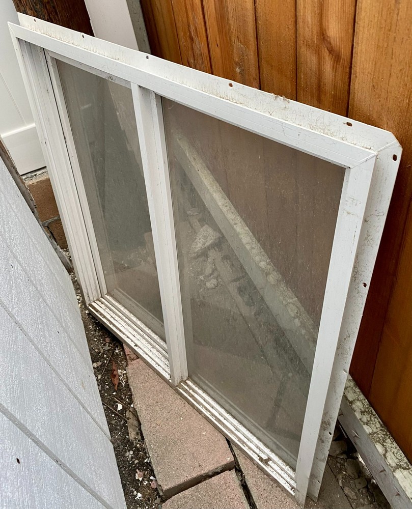 37”x37” Stucco House Window