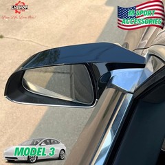 Side Mirror Caps for 20182024 Model 3 Accessories Passenger Driver Side View E
