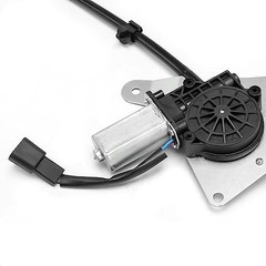 Right Passenger Side Electric Power Window Regulator with 2-Pin Plug Motor