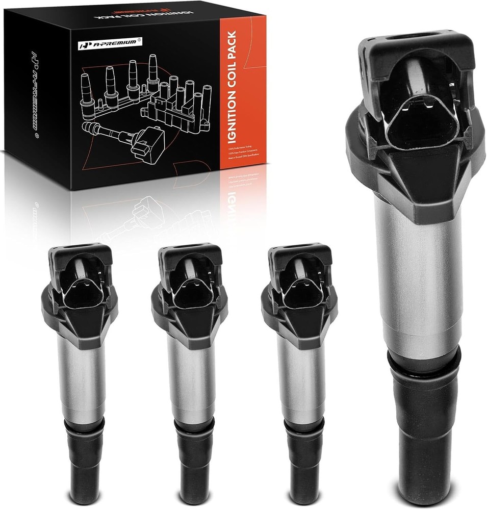 Ignition Coil Pack Compatible with Mini Cooper 2007-2007 L4 1.6L Naturally,