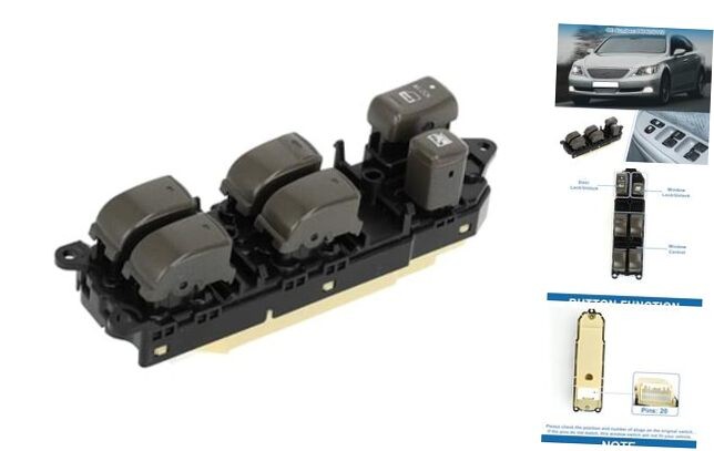 Power Window Switch No.8404050110 20pin Front Left Driver Side Window Control