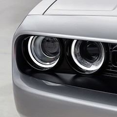 Halogen Model Headlights Assembly Compatible with Dodge Challenger 2015 2016