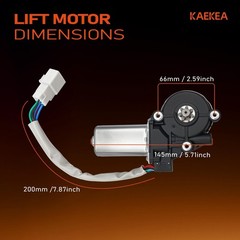 742-615 5 Pins Power Window Lift Motor Compatible with Toyota Sequoia Sport U…