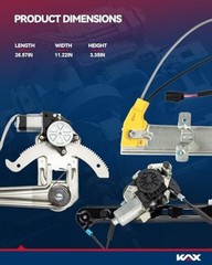 740-488 Power Window Regulator without Motor Front Left Driver Side