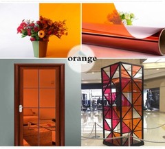 Window Glass Sticker Solar Film Decor Transparent Self Adhesive Vinyl Frosted