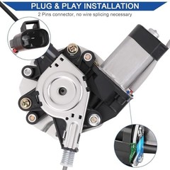 Power Window Lift Regulator with Motor Assembly Front Left Driver Side