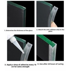 Rubber U Channel Edging Trim Seals Door Window Edge Protector Strip U-shape