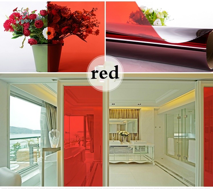 Window Glass Sticker Solar Film Decor Transparent Self Adhesive Vinyl Frosted