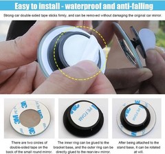 Car Blind Spot Mirror, 2″” Round Convex Mirror, Frameless HD Size: Round/2PCS
