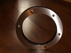 PORTHOLE FOR DOOR STAINLESS STEEL 230 mm flat