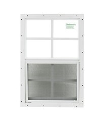 Shed Window 12″ x 18″ White Flush SAFETY /TEMPERED GLASS Playhouses Coops