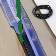 uPVC Window & Door Wedge Gasket Seal Double Glazing Rubber Repair Draught Seal