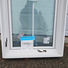 NEW: Nice Wood Home CASEMENT WINDOW w/ Aluminum Cladding & Grids 28″x56″