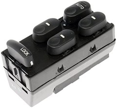 901-002 Front Driver Side Power Window Switch 5 Button Compatible with Select