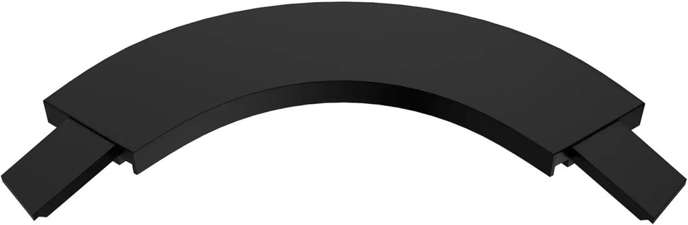 2x Screen Corner Black ABS, 1-11/16″ Radius Corner Connector for RV Window