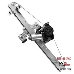 Power Window Regulator Rear Left Driver Side with Motor Rear Driver Side (LH)