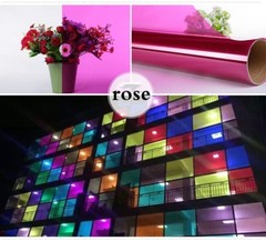 Window Glass Sticker Solar Film Decor Transparent Self Adhesive Vinyl Frosted