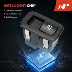 Power Window Switch Compatible with Dodge Charger 2013-2021, Sedan, Rear Left