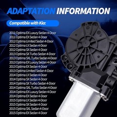 824602T000 Front Right Passenger Side Power Window Lift Motor Compatible with