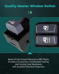 Power Window Switch Front Left – Fits 1996-2000 for Hombre 1995-2005 for Blazer