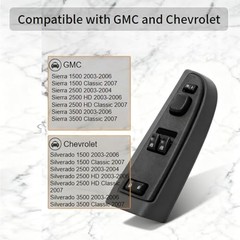 15883318 Master Power Window Switch w/Bezel Front Driver Side Fit for Chevy