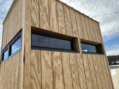 42″ Premium Hunting Blind Window – Easy Install, Aluminum Frame, Tempered Glass