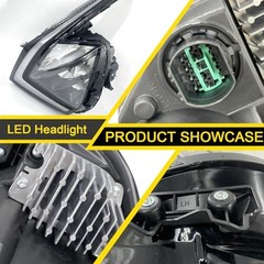 92101-DW000 Left Driver Side LED Headlamp Assembly ABS & Left Headlight