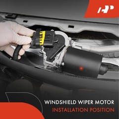 Front Windshield Wiper Motor Compatible with Chevrolet Corvette 1997 1998 1999