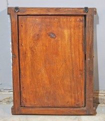 Antique Wooden Wall Décor Window Panel Frame Original Old Hand Crafted