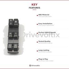 Master Power Window Switch Compatible with Kia Sportage 2011-2016, Main – Auto
