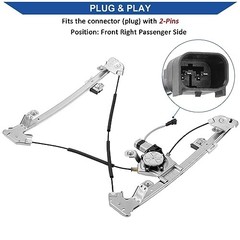 Window Regulator with Motor OE 741-431 | Compatible Front Right Passenger Side