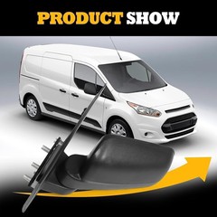 Left Side Mirror Assembly For Transit Connect 2011-2013 Black