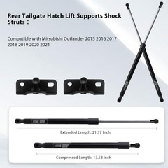 2pcs Tailgate Lift Supports Compatible with Mitsubishi Outlander 2015 2016