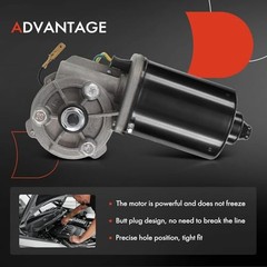 Front Windshield Wiper Motor Compatible with Dodge Ram 1500 1998-2002, Ram